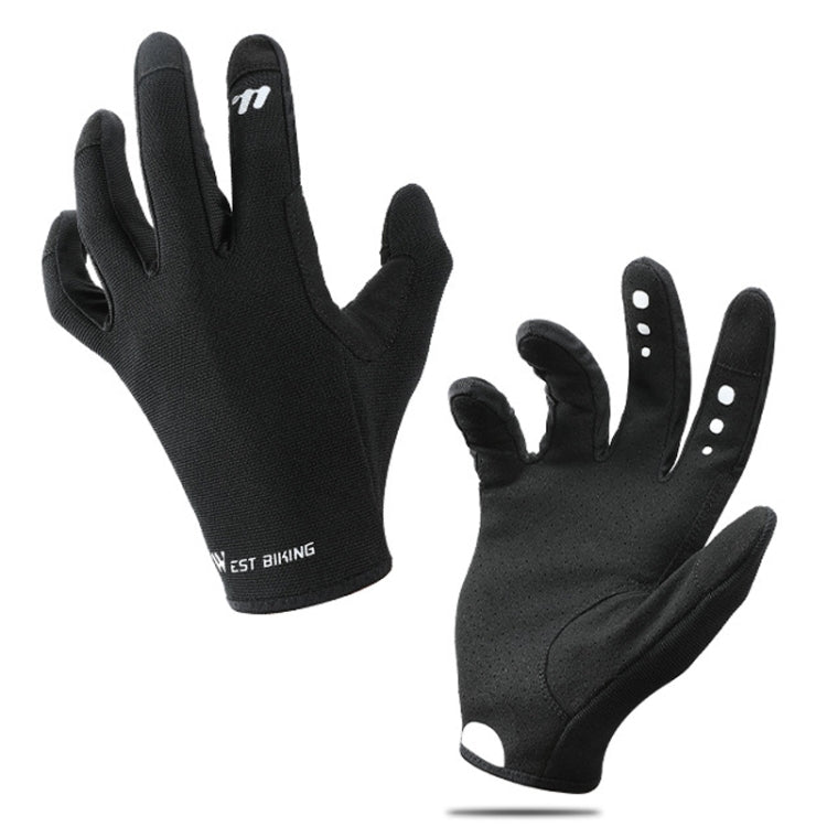 WEST BIKING Cycling Anti-slip Breathable Touch Screen Gloves, Size: XXL(Black) - free shipping - PMC TechLife - Order now!