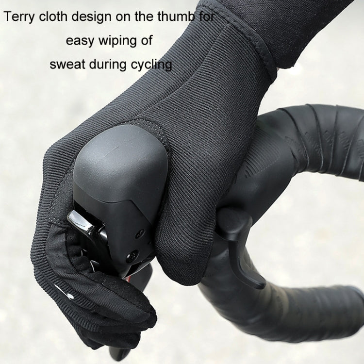 WEST BIKING Cycling Anti-slip Breathable Touch Screen Gloves, Size: XXL(Black) - free shipping - PMC TechLife - Order now!