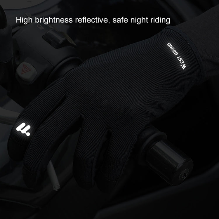 WEST BIKING Cycling Anti-slip Breathable Touch Screen Gloves, Size: XXL(Black) - free shipping - PMC TechLife - Order now!