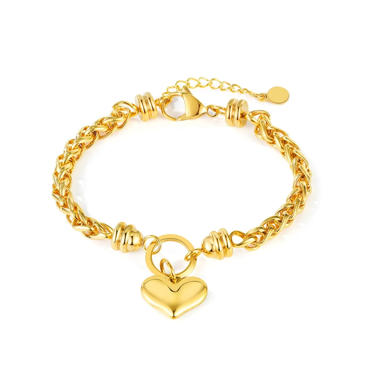 OPK 1325 Love Personalized Stainless Steel Bracelet, Color: Gold - Bracelets by OPK | Online Shopping South Africa | PMC Jewellery | Buy Now Pay Later Mobicred