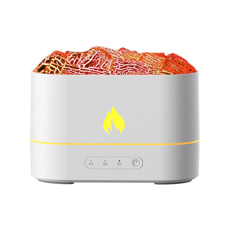 HX853B USB Plug-In Colorful Flame Lighting Effect Aromatherapy Humidifier(White) - free shipping - PMC TechLife - Order now!