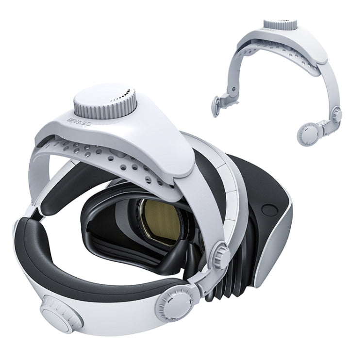 DEVASO For PlayStation VR 2 Elite Headband Non-Slip Comfortable Weight Reducing Headband(White) - free shipping - PMC Jewellery - Order now!