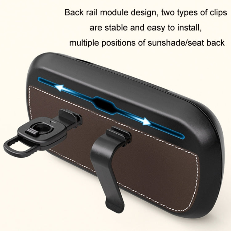 Car Sun Visor Hanging Sunroof Seat Back Tissue Box, Color: Suede Beige - Stowing Tidying by PMC Jewellery | Online Shopping South Africa | PMC Jewellery | Buy Now Pay Later Mobicred