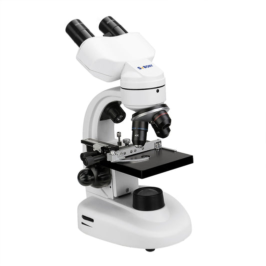 SVBONY SV605 40-1600X Compound Binocular Microscope, Adapter: EU Plug - Digital Microscope by SVBONY | Online Shopping South Africa | PMC Jewellery | Buy Now Pay Later Mobicred