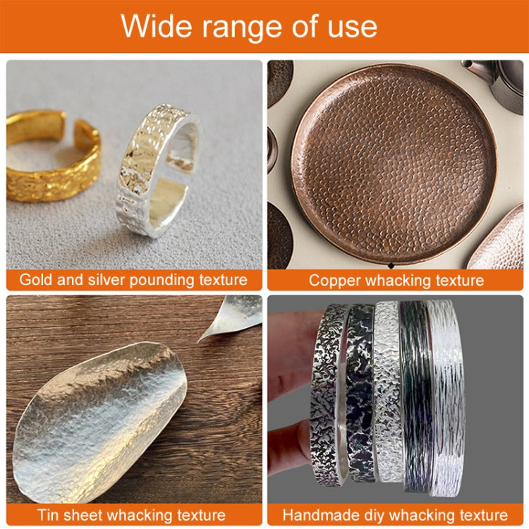 Handmade DIY Square Hammer Gold And Silver Jewelry Texture Hammer, Model: No.3 - free shipping - PMc TechLife - Order now!