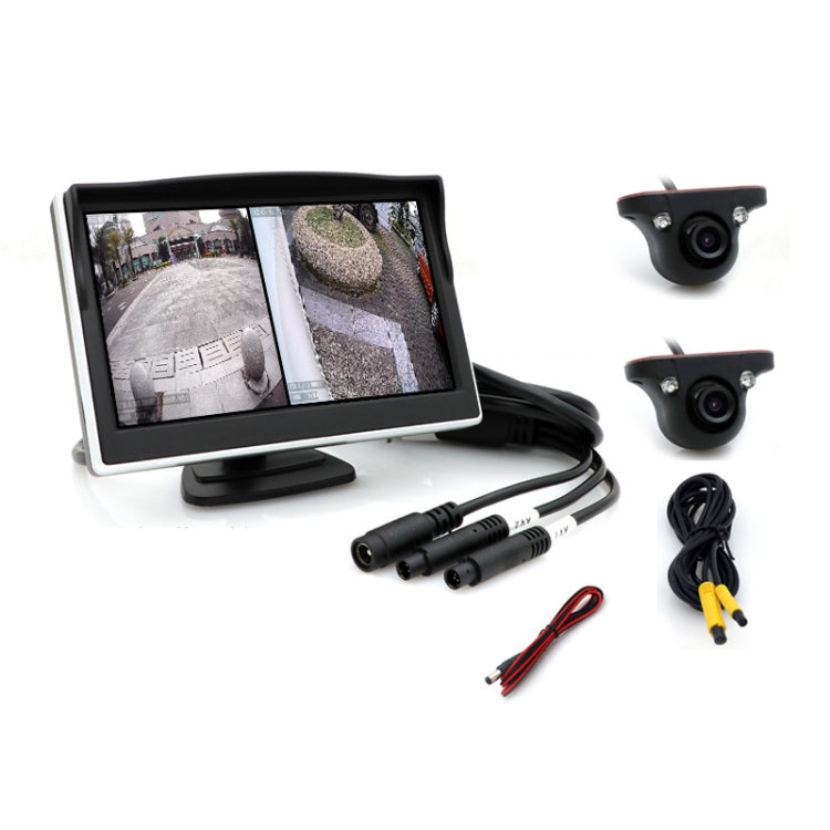 5 Inch Carplay Portable Surveillance Video Car Display, Specification: With Two-way Camera - Rearview Monitors by PMC Jewellery | Online Shopping South Africa | PMC Jewellery | Buy Now Pay Later Mobicred