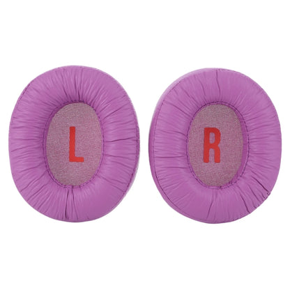 1pair For JBL JR460NC Headphone Leather Sponge Cover Earmuffs(Purple) - Earmuff & Pad by PMC Jewellery | Online Shopping South Africa | PMC Jewellery | Buy Now Pay Later Mobicred