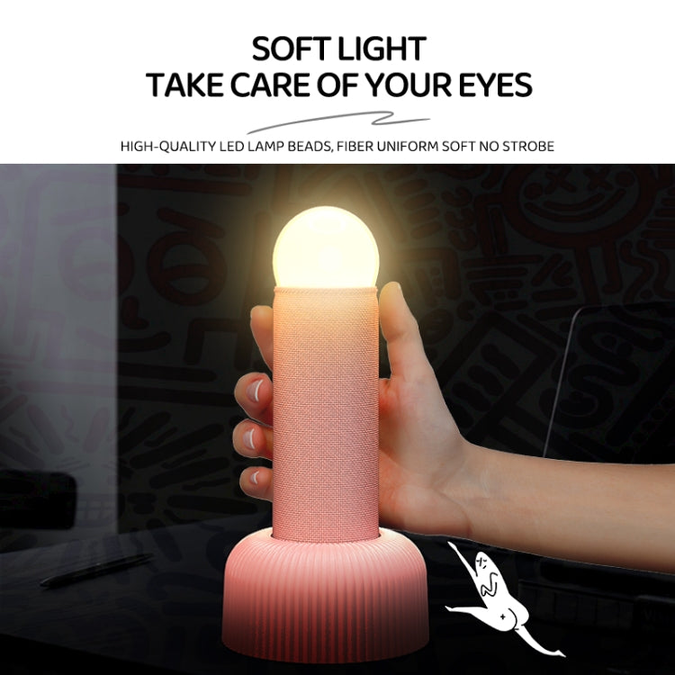 Hand Pull Night Light Rechargeable Bedroom Bedside Sleeping Lamp(Pink) - Night Lights by PMc TechLife | Online Shopping South Africa | PMc TechLife | Buy Now Pay Later Mobicred