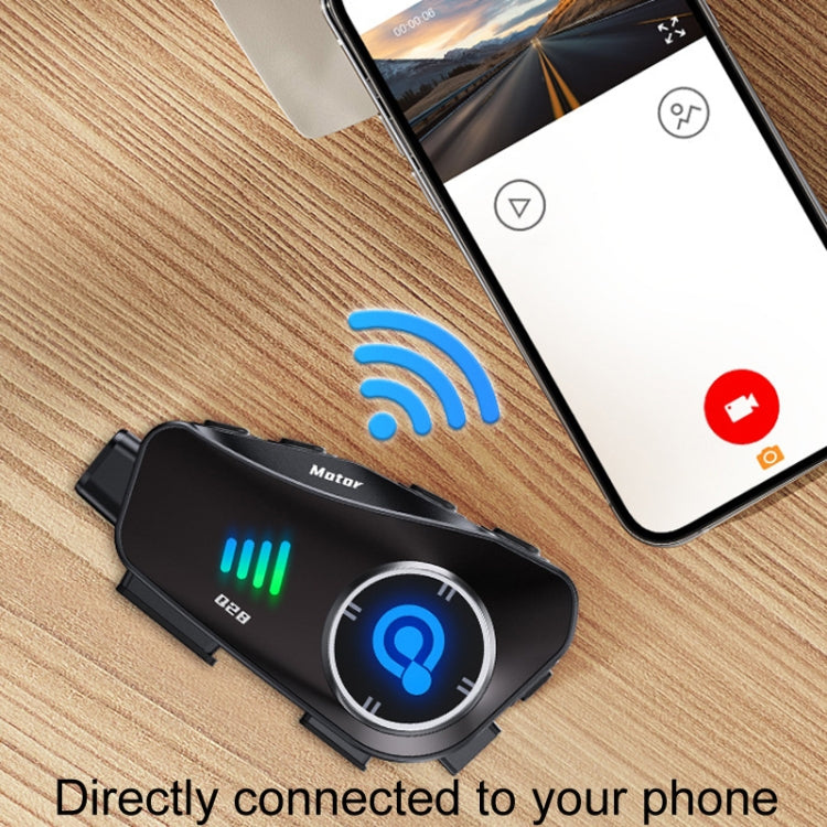 KUQIBAO Q28 Motorcycle Riding Helmet Bluetooth-compatible Headset Recorder(Soft Microphone) - free shipping - PMC TechLife - Order now!