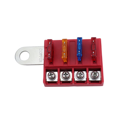 4-way RV Yacht Flame Retardant Waterproof Battery Terminal Fuse Block(One) - Fuse by PMC Jewellery | Online Shopping South Africa | PMC Jewellery | Buy Now Pay Later Mobicred