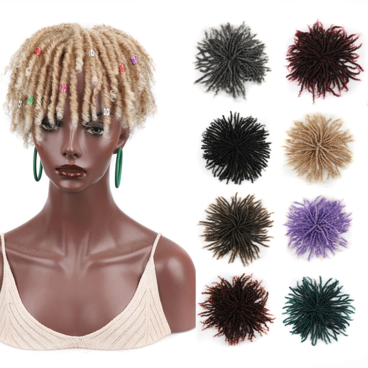 Personalized Hollow Curl Hip Hop Short Hair Dirty Braid Wig Blocks, Model: 1BT33 - free shipping - PMC TechLife - Order now!