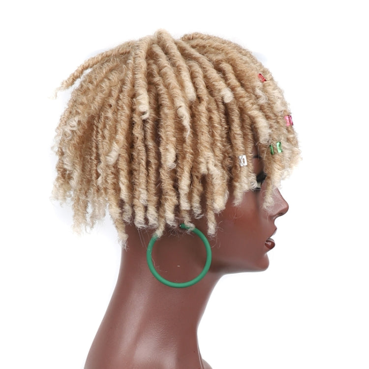 Personalized Hollow Curl Hip Hop Short Hair Dirty Braid Wig Blocks, Model: MGREN - free shipping - PMC TechLife - Order now!
