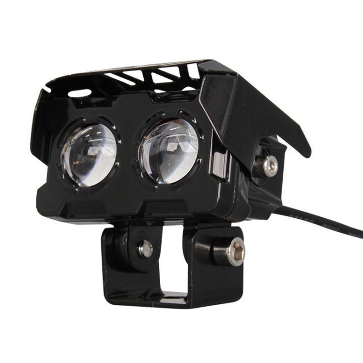 12W Motorcycle Spotlight High Bright Two Color Modified External Waterproof LED Lens Headlight(Always Bright - 3 Wire) - free shipping - PMC TechLife - Order now!