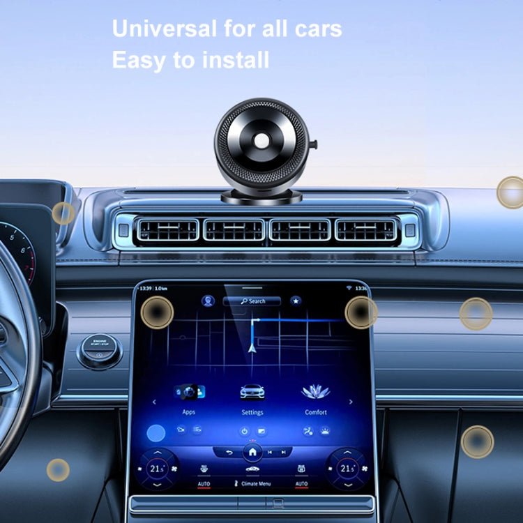 AIMITE M12 Car Phone Magnetic Rotating Holder Vacuum Suction Cup Strong Magnetic Support Bracket(Silver) - free shipping - PMC Jewellery - Order now!
