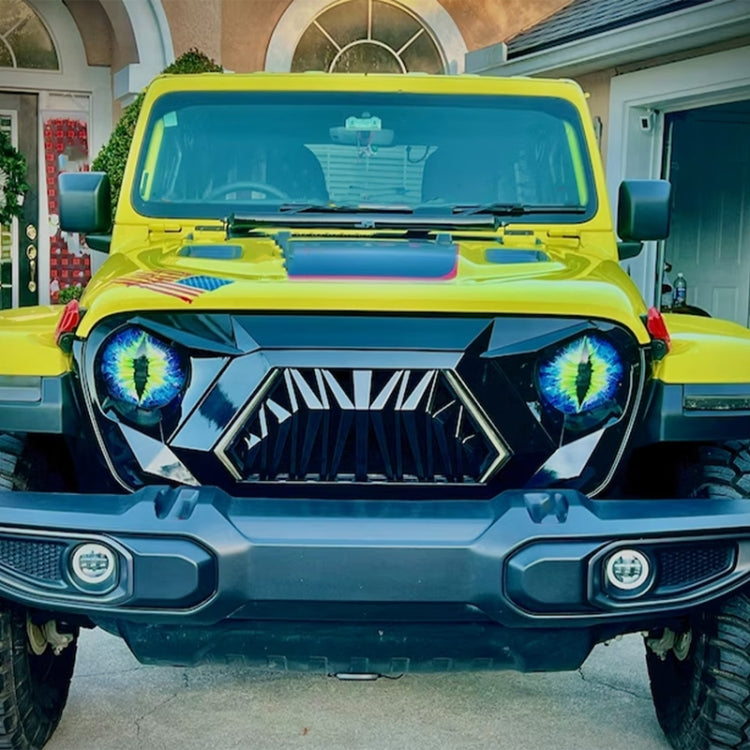 1pair Beast Eyes Headlight Decorative Stickers Off-Road Vehicle Front Lights Stereo Decals, Style: 5 - Lamp Decoration by PMC TechLife | Online Shopping South Africa | PMC TechLife | Buy Now Pay Later Mobicred