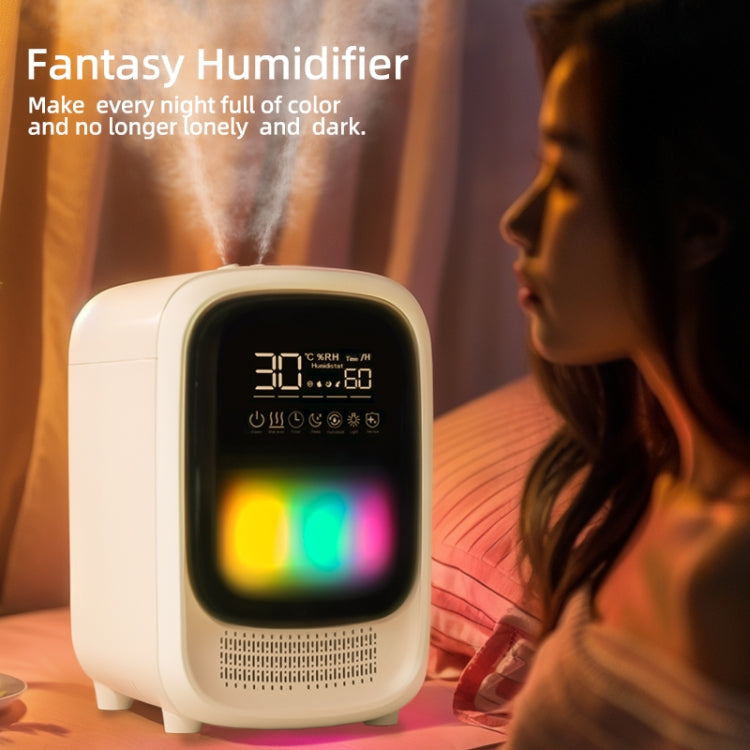FS101 3.5L Colorful Light Home Bluetooth Music Aromatherapy Humidifier, Spec: EU Plug(Whtie) - Air Purifiers & Accessories by PMc TechLife | Online Shopping South Africa | PMc TechLife | Buy Now Pay Later Mobicred