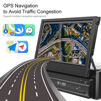 1+32G 7-Inch Single Din Android 10.0 Carplay Screen With GPS Navigation/Bluetooth/Mirror Link/DVR Input, Spec: Standard Edition - Car Monitor by PMC Jewellery | Online Shopping South Africa | PMC Jewellery | Buy Now Pay Later Mobicred