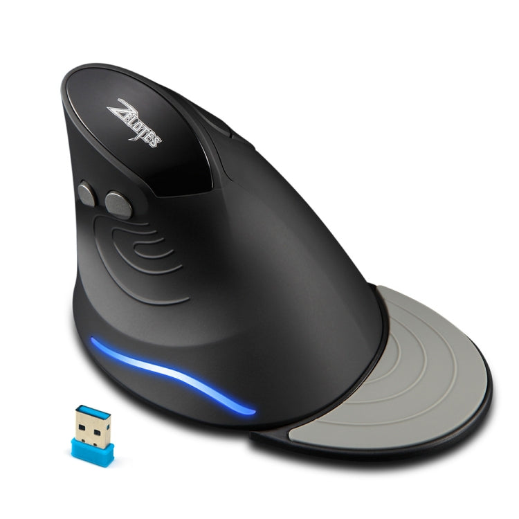 ZELOTES F17 6-buttons Vertical Grip Ergonomic Wireless Mouse(Black) - free shipping - PMC TechLife - Order now!