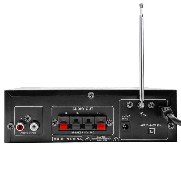 AV-298BT 300W+300W Hi-Fi Stereo Amplifier Bluetooth Home Audio Karaoke Digital Amplifier US Plug -  by PMC TechLife | Online Shopping South Africa | PMC TechLife | Buy Now Pay Later Mobicred