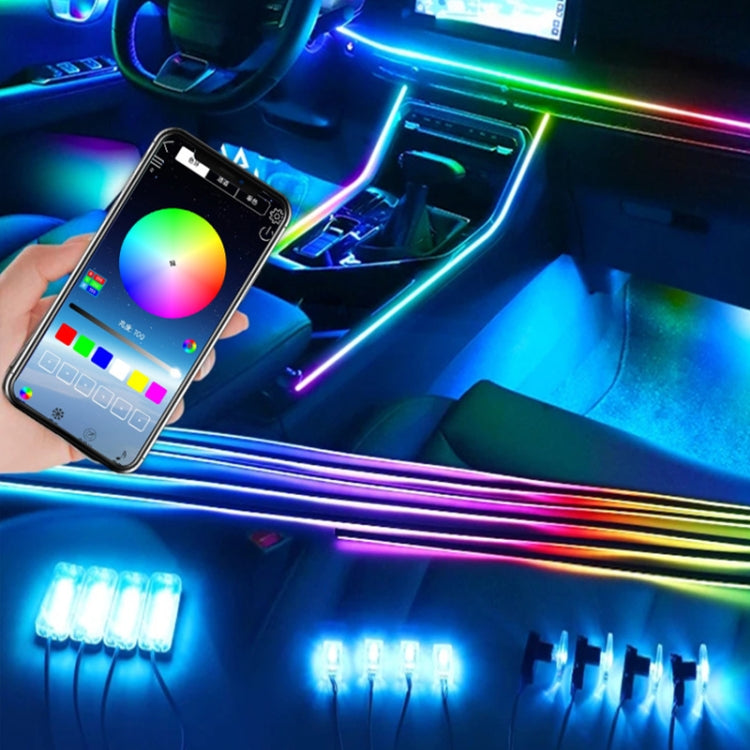 14 in 1 Car Hidden Acrylic LED Colorful Decorative Atmosphere Light Strip - Atmosphere lights by PMC Jewellery | Online Shopping South Africa | PMC Jewellery | Buy Now Pay Later Mobicred