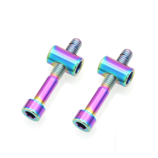 Bicycle Titanium Alloy Seat Post Locking Screws, Color: M6x40 Colorful - Bicycle Saddle by PMC Jewellery | Online Shopping South Africa | PMC Jewellery | Buy Now Pay Later Mobicred