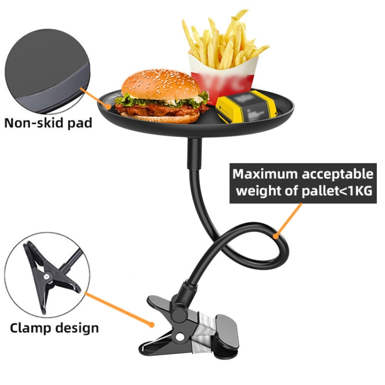 Adjustable Car Food Tray Clip-On Vehicle Small Dining Table Storage Shelf - Car Drink Holders by PMC TechLife | Online Shopping South Africa | PMC TechLife | Buy Now Pay Later Mobicred