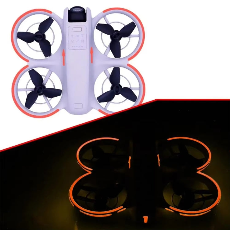 For DJI Neo Luminous Stickers Night Glow Cool Film(Red) - free shipping - PMC TechLife - Order now!