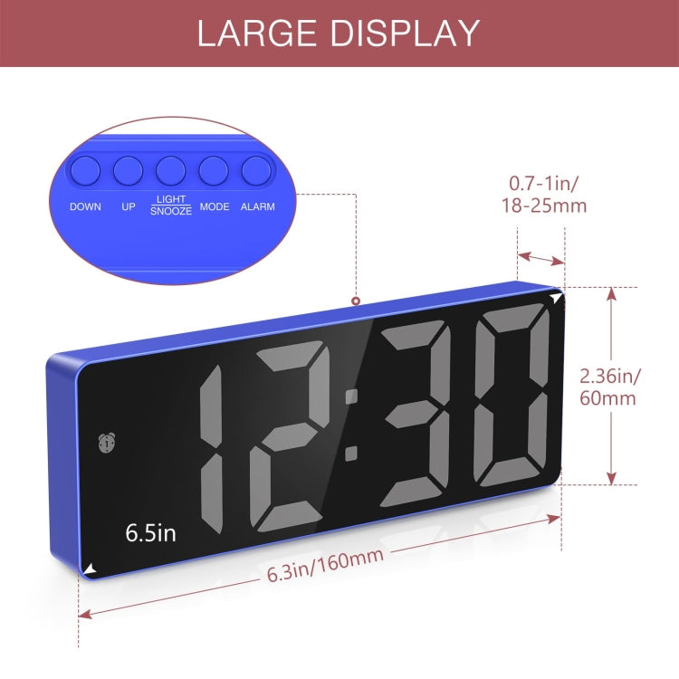 JX012 Multifunctional LED Electronic Clock Battery Plug-in Dual-purpose Bedside Alarm Clock(Green) - Alarm Clocks by PMc TechLife | Online Shopping South Africa | PMc TechLife | Buy Now Pay Later Mobicred