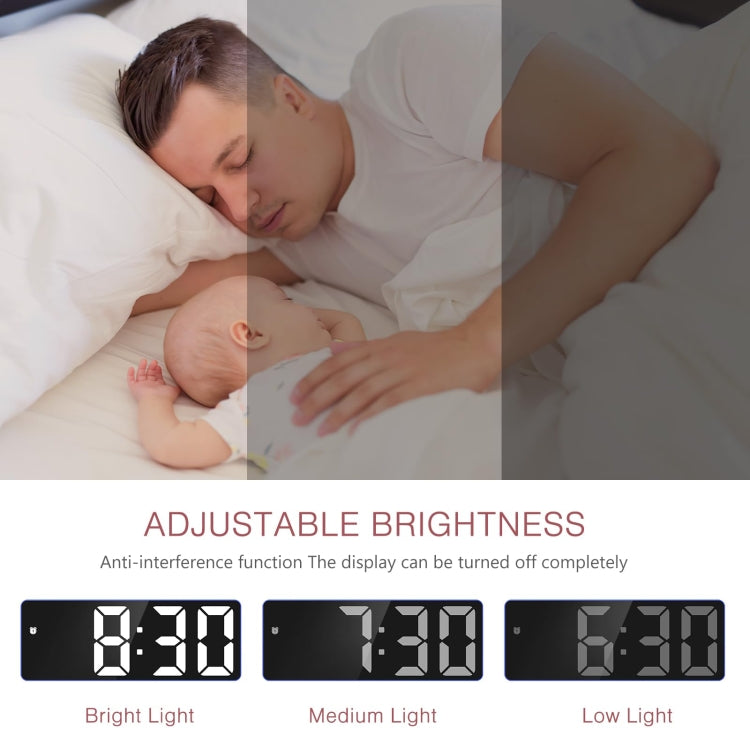 JX012 Multifunctional LED Electronic Clock Battery Plug-in Dual-purpose Bedside Alarm Clock(Green) - Alarm Clocks by PMc TechLife | Online Shopping South Africa | PMc TechLife | Buy Now Pay Later Mobicred