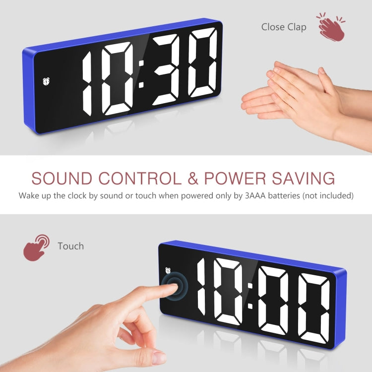 JX012 Multifunctional LED Electronic Clock Battery Plug-in Dual-purpose Bedside Alarm Clock(Green) - Alarm Clocks by PMc TechLife | Online Shopping South Africa | PMc TechLife | Buy Now Pay Later Mobicred
