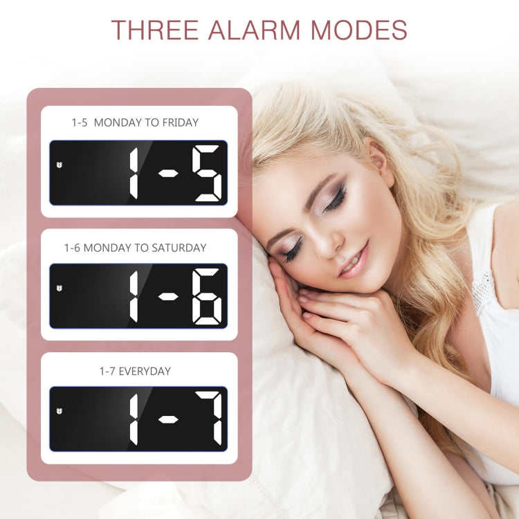 JX012 Multifunctional LED Electronic Clock Battery Plug-in Dual-purpose Bedside Alarm Clock(Green) - Alarm Clocks by PMc TechLife | Online Shopping South Africa | PMc TechLife | Buy Now Pay Later Mobicred