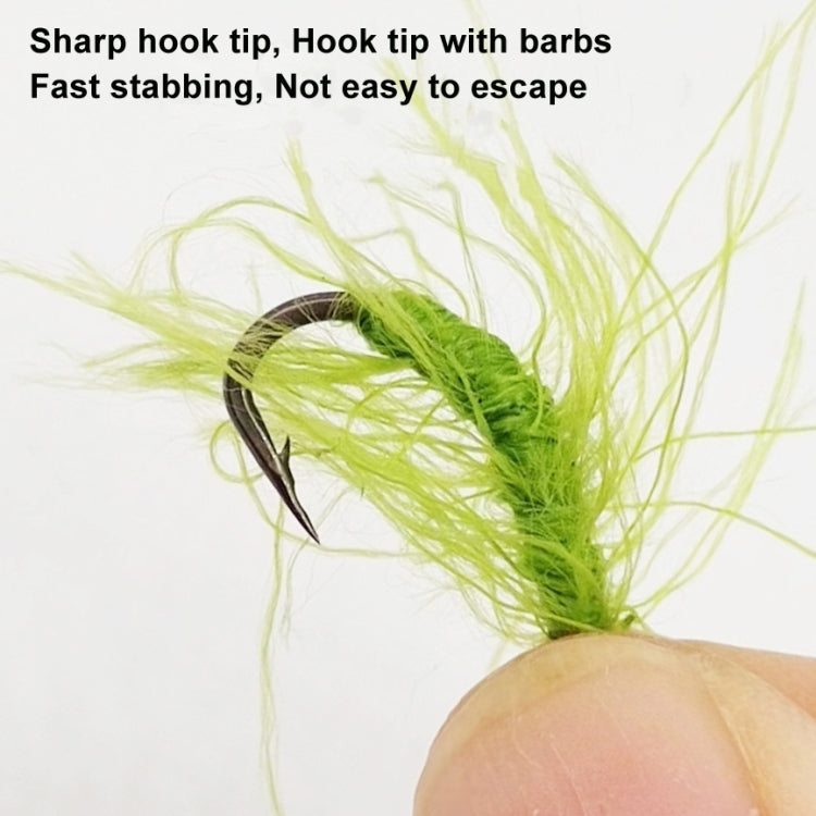 4pcs /Box Hooks Imitation Aquatic Grass Fishing Hooks Grass Hooks(10#) - Fishing Hooks by PMC TechLife | Online Shopping South Africa | PMC TechLife | Buy Now Pay Later Mobicred