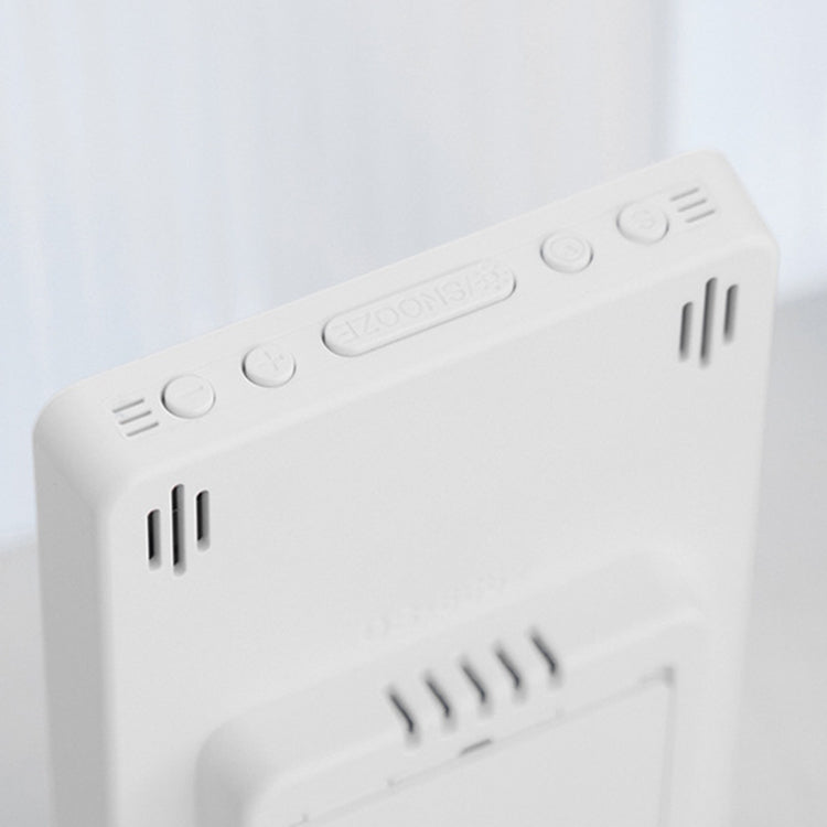 Multifunctional Temperature / Humidity Display Electronic Alarm Clock, Color: Rose Red White - free shipping - PMc TechLife - Order now!