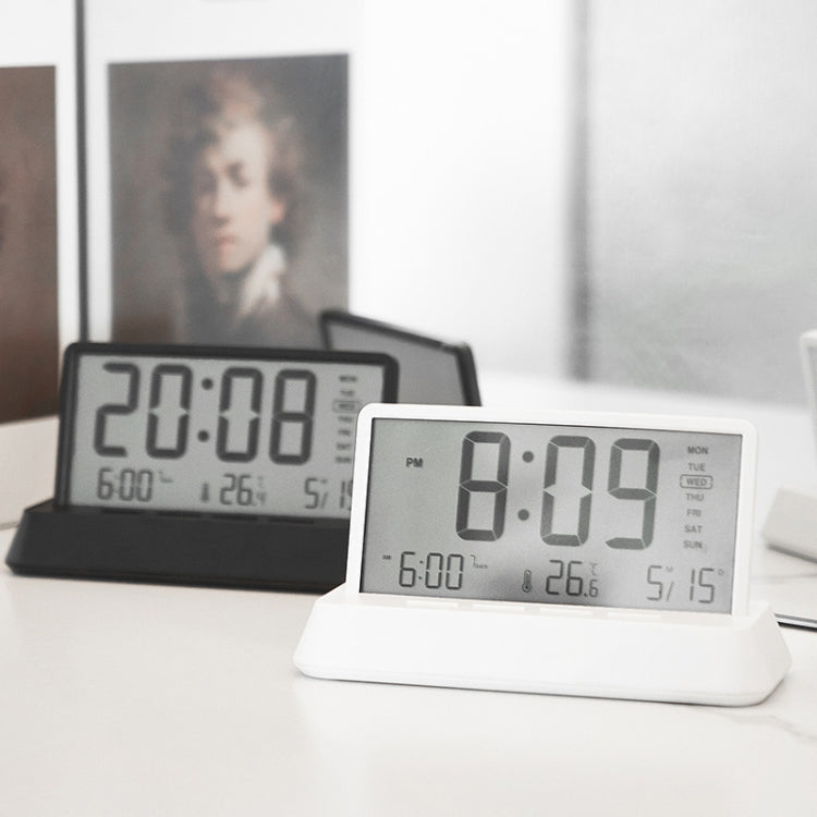 Multifunctional Temperature / Date Display Electronic Alarm Clock(White Transparent) - free shipping - PMc TechLife - Order now!