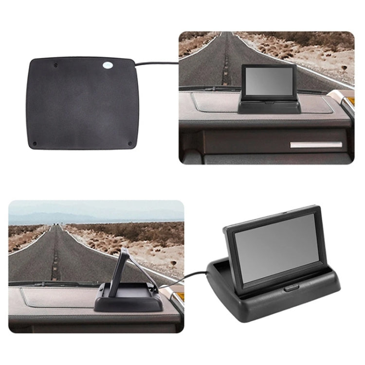 4.3 Inch Display Night Vision Waterproof Reversing Camera +7 Meter Extension Cable, Color: Detachable Screen + Butterfly 8 Light Camera - Rear View Cameras by PMC TechLife | Online Shopping South Africa | PMC TechLife | Buy Now Pay Later Mobicred