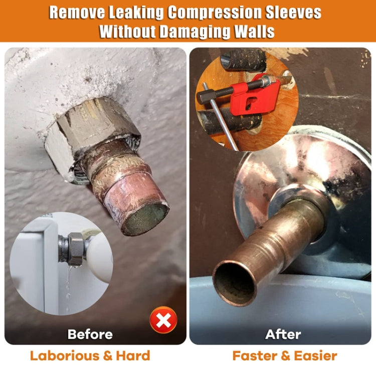 Car Maintenance Compression Sleeve Removal And Pulling Tool(Red) - Hand Tool Sets by PMC TechLife | Online Shopping South Africa | PMC TechLife | Buy Now Pay Later Mobicred