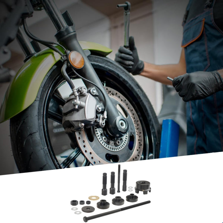 18pcs / Set For Harley Davidson Motorcycle Wheel Bearing Pulling Tool - Motorcycle Maintenance Tools by PMC TechLife | Online Shopping South Africa | PMC TechLife | Buy Now Pay Later Mobicred