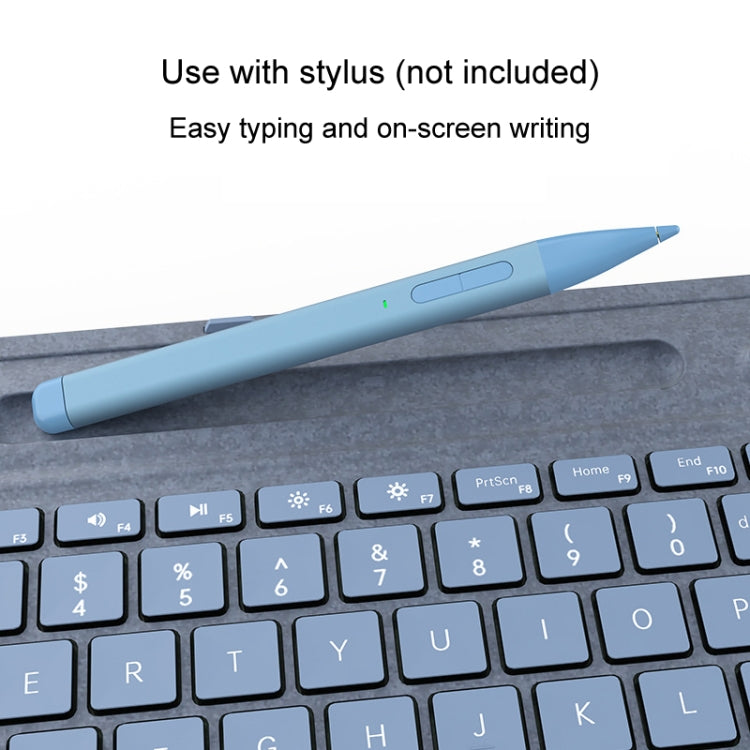 For Microsoft Surface Pro 8 / 9 / 10 / X Bluetooth Keyboard Magnetic Tablet Wireless Touch Backlit Keyboard With Pen Slot(Black) - free shipping - PMC TechLife - Order now!