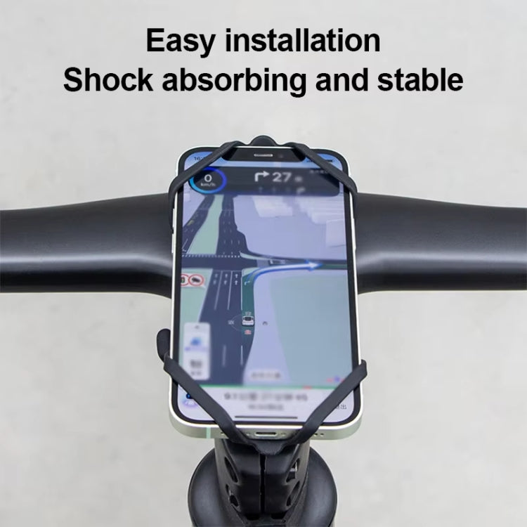 GUB P9 Bicycle Dragonfly Shape Silicone Phone Holder(Beige) - Holders by GUB | Online Shopping South Africa | PMC TechLife | Buy Now Pay Later Mobicred