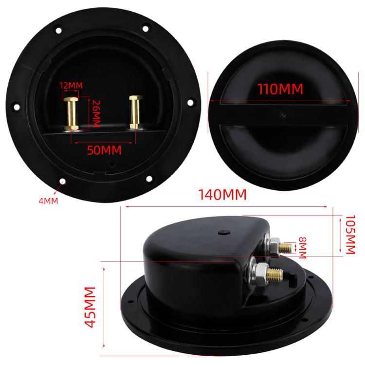 RV Yacht Copper Conductive Water-resistant Solid Deck Cabin Sealing Cover, Configuration: CP-5094 - Marine Accessories & Parts by PMC TechLife | Online Shopping South Africa | PMC TechLife | Buy Now Pay Later Mobicred