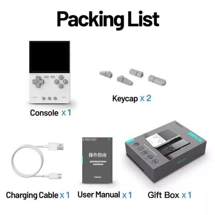 TRIMUI BRICK Open Source Pocket Console Portable Wireless Bluetooth HD Retro Arcade, Size: 64G(Black) - free shipping - PMc TechLife - Order now!