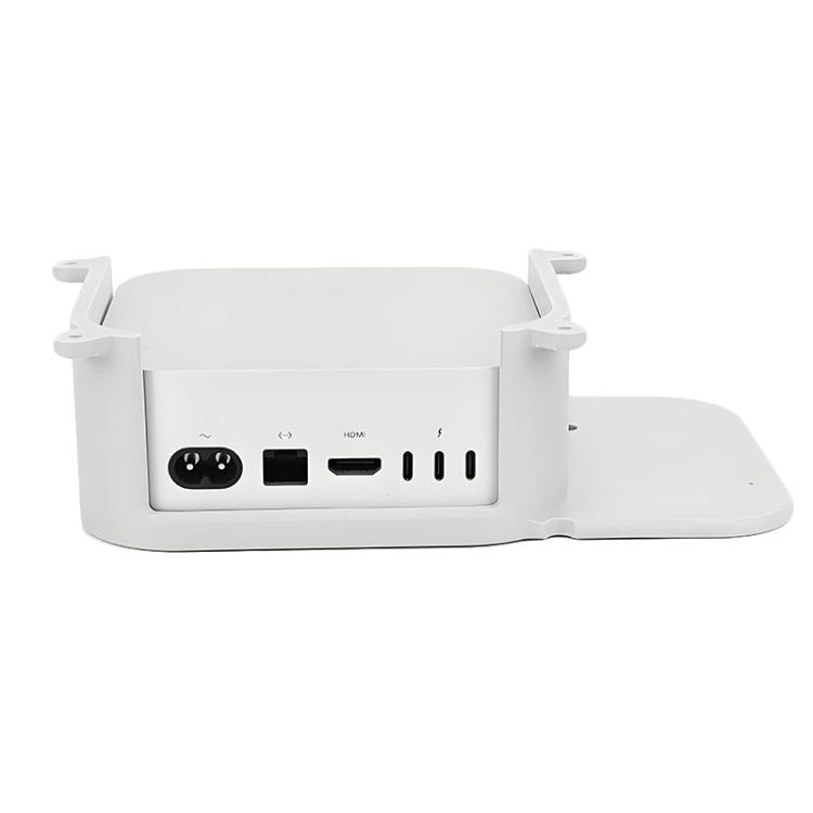 For Mac Mini M4 Under Desk Stand Hanging Wall Perforated Desktop Bracket With Screws(Gray) - MINI PC Accessories & Gadgets by PMC TechLife | Online Shopping South Africa | PMC TechLife | Buy Now Pay Later Mobicred