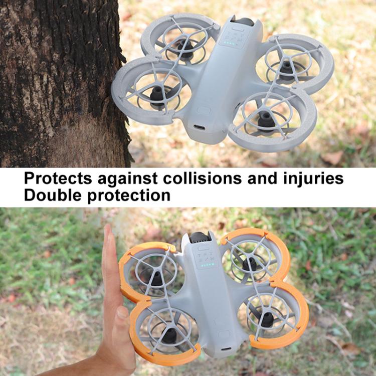 For DJI Neo CQT Paddle Bumper Ring Protective Cover Scratch Resistant Bumper Strips(Gray) - free shipping - PMC TechLife - Order now!