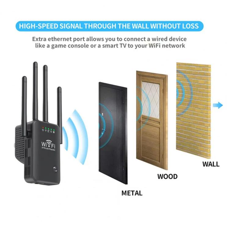 Urant U9 300Mbps 2.4G Wireless Repeater WiFi Signal Amplifier Support WPS Quick Setting AU Plug White - Broadband Amplifiers by Urant | Online Shopping South Africa | PMC TechLife | Buy Now Pay Later Mobicred
