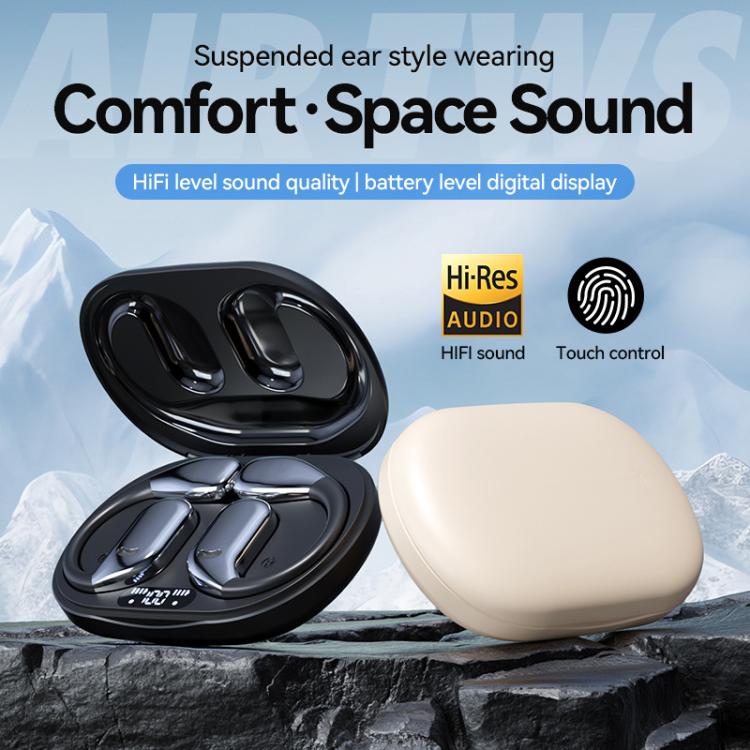 M75 On-Ear AI Intelligent Translation Language Conference Recording Wireless Digital Display Bluetooth Earphone(Pink) -  by PMC TechLife | Online Shopping South Africa | PMC TechLife | Buy Now Pay Later Mobicred