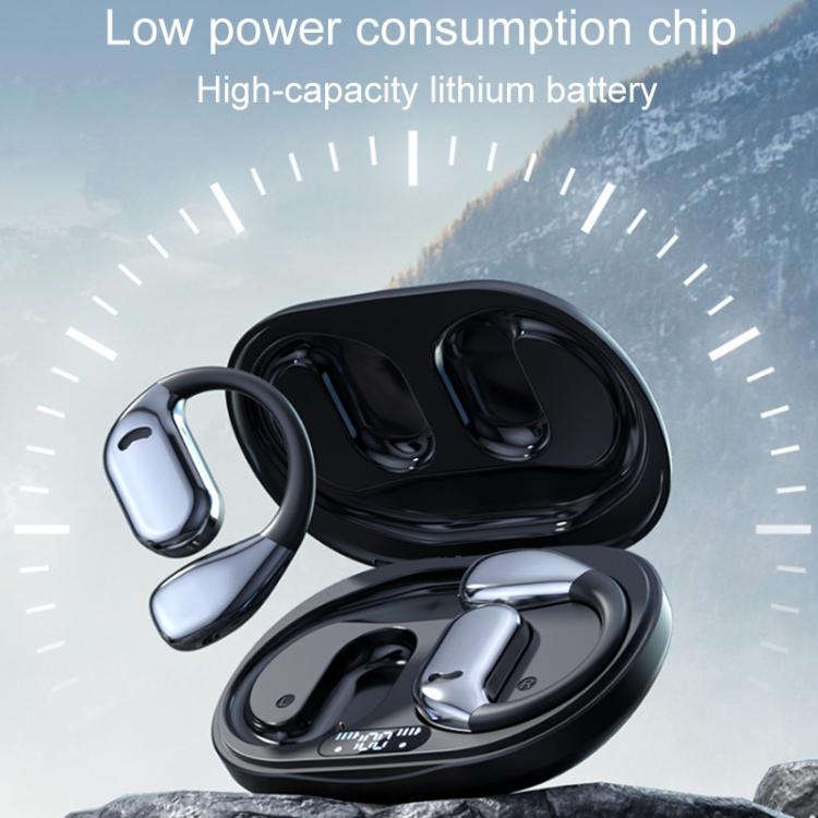 M75 On-Ear AI Intelligent Translation Language Conference Recording Wireless Digital Display Bluetooth Earphone(Black) -  by PMC TechLife | Online Shopping South Africa | PMC TechLife | Buy Now Pay Later Mobicred