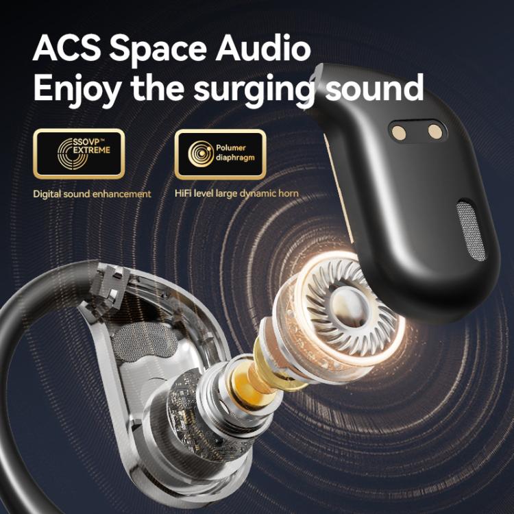 M75 On-Ear AI Intelligent Translation Language Conference Recording Wireless Digital Display Bluetooth Earphone(Pink) -  by PMC TechLife | Online Shopping South Africa | PMC TechLife | Buy Now Pay Later Mobicred