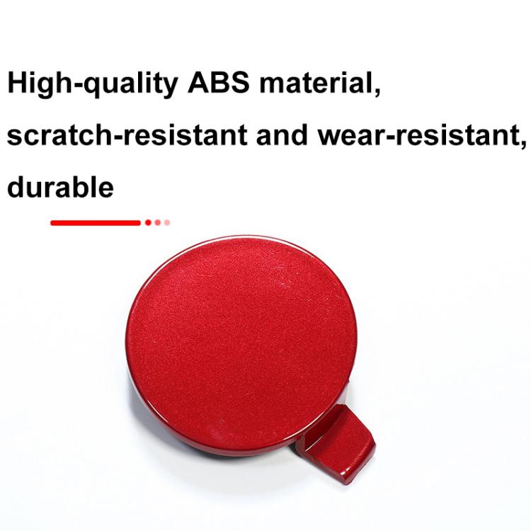 For Tesla Model 3 Front Trailer Hook Protective Cover Replacement Parts Front Towing Hole Cover(Red) - Towing Bars by PMC TechLife | Online Shopping South Africa | PMC TechLife | Buy Now Pay Later Mobicred