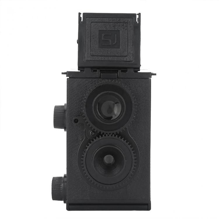 DIY Double Lens Assembly 35mm Film Camera Retro Nostalgic Double Reflection Film Camera(Black) - free shipping - PMC TechLife - Order now!