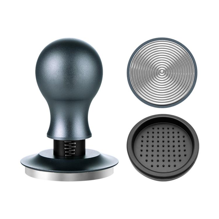 Coffee Constant Pressure Powder Press Adjustable Impact Hammer, Style: Silver Blue Thread+Round Base(53mm) - free shipping - PMC TechLife - Order now!